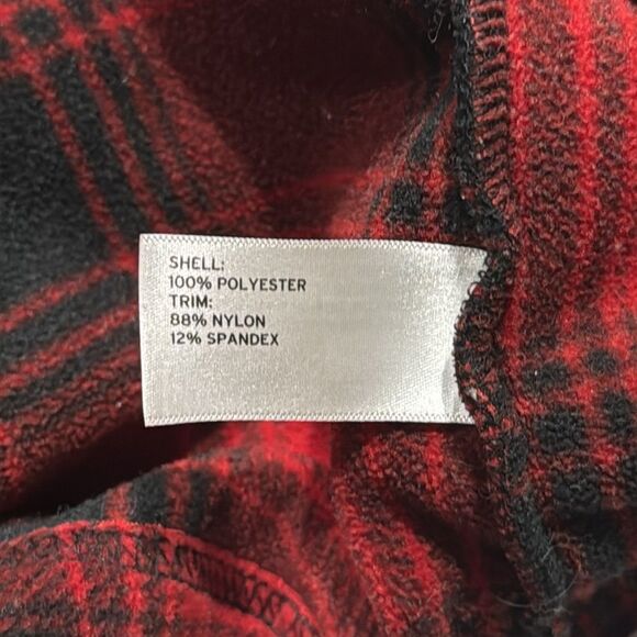 Duluth Red Plaid Fleece Pullover Size Large - Picture 6 of 6